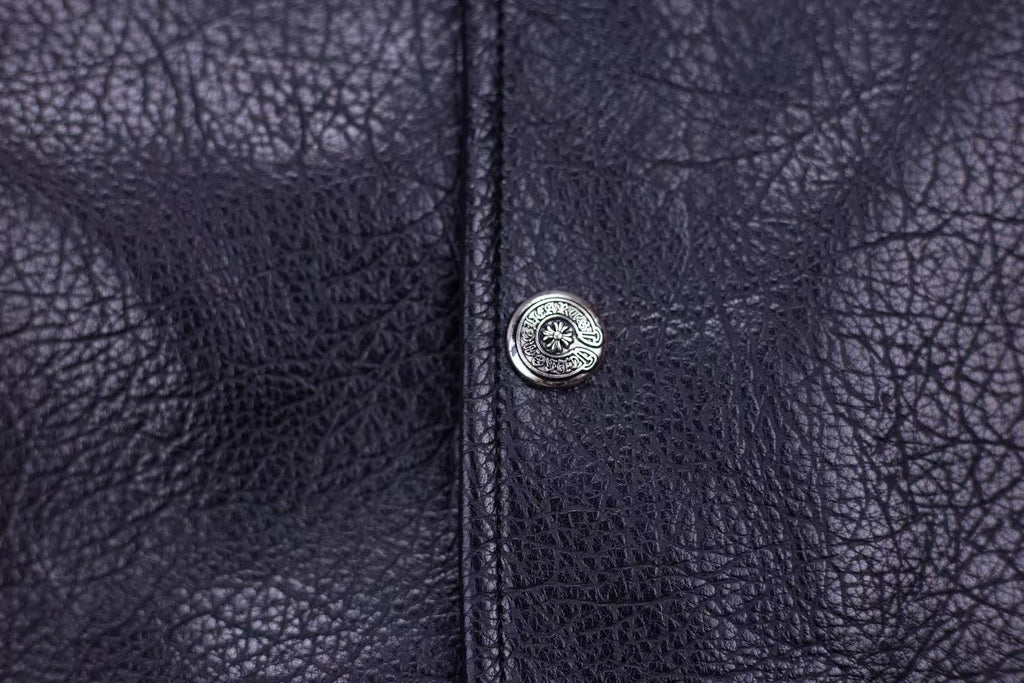 Embroidered Sleeve Varsity Jacket - Black Streetwear Coat 5577